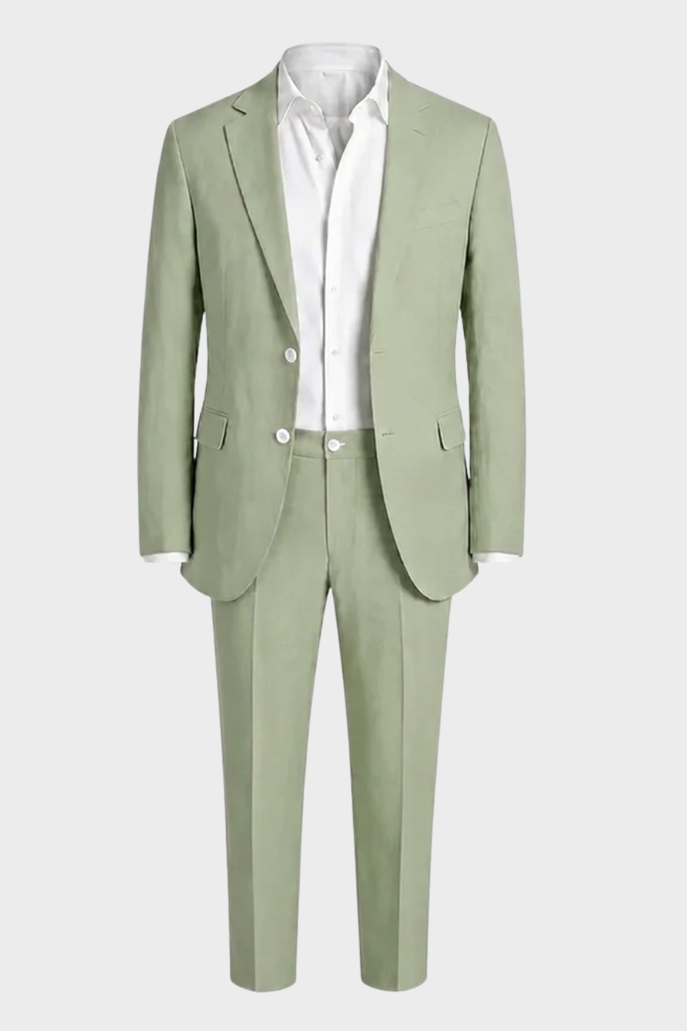 Men's Tailored Two-Piece Suit | Notched Lapel Blazer & Trousers