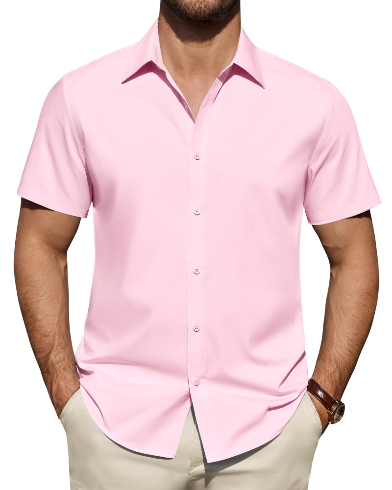 Men's Short Sleeve Smart Casual Shirt