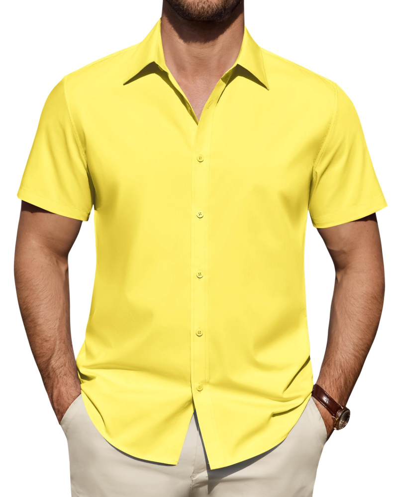 Men's Short Sleeve Smart Casual Shirt