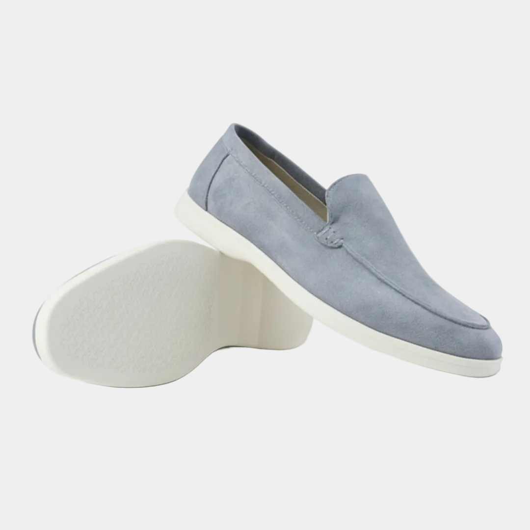 Men's Suede Loafers with Lightweight Sole