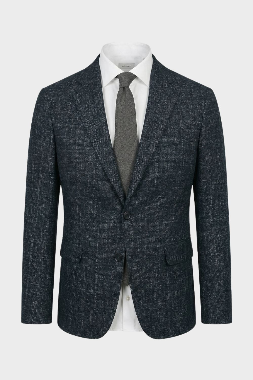 Men's Checked Blazer with Notch Lapel