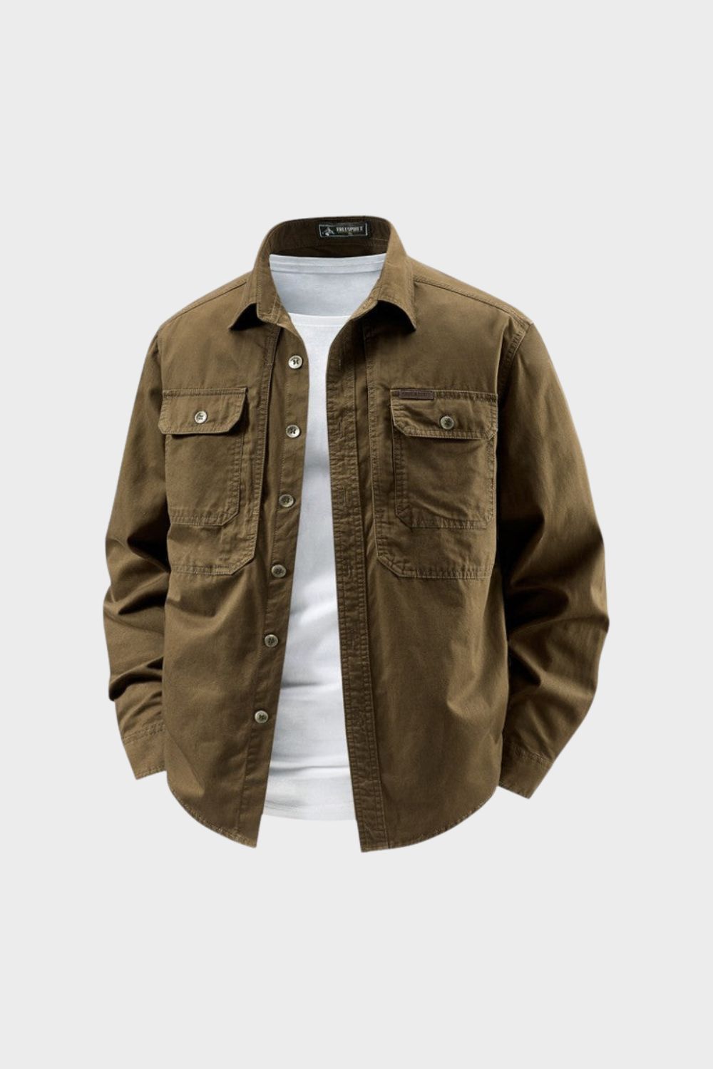 Men's Overshirt Jacket with Chest Pockets