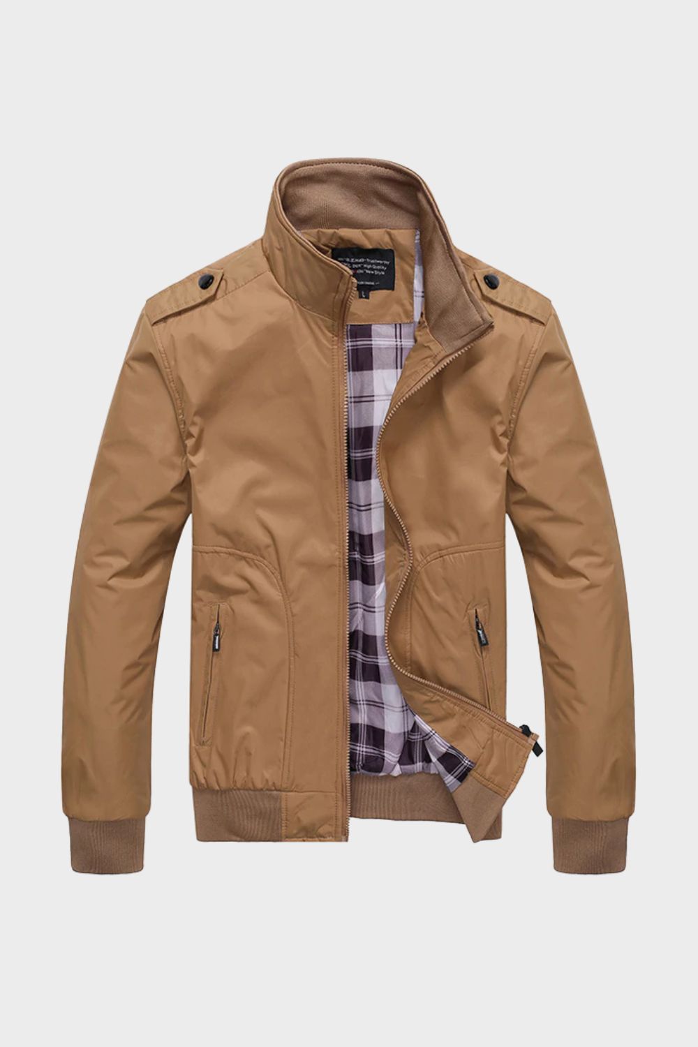 Men's Lightweight Rain Jacket | Casual Zip-Up Waterproof Coat
