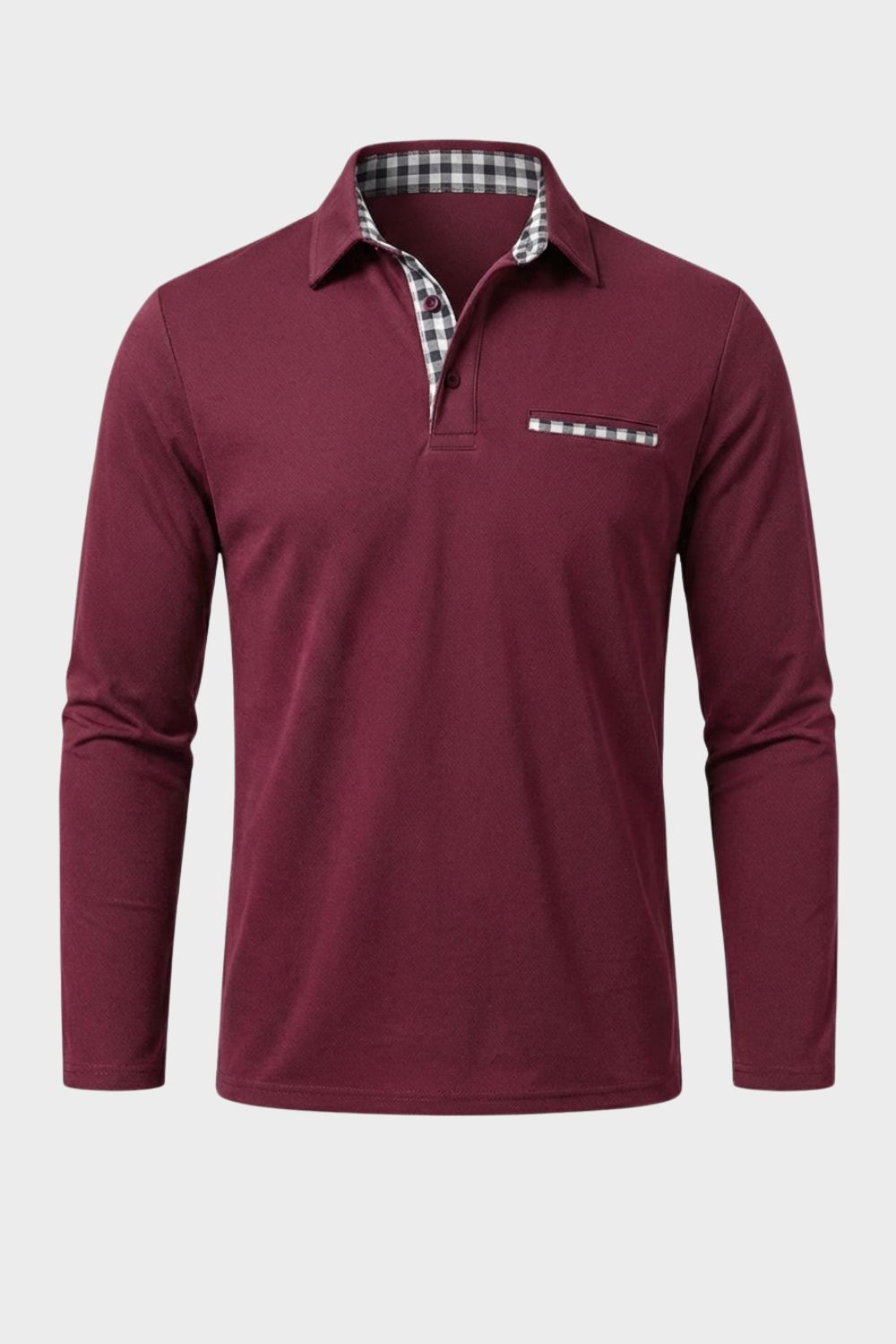 Polo à manches longues pour homme | Coupe casual chic