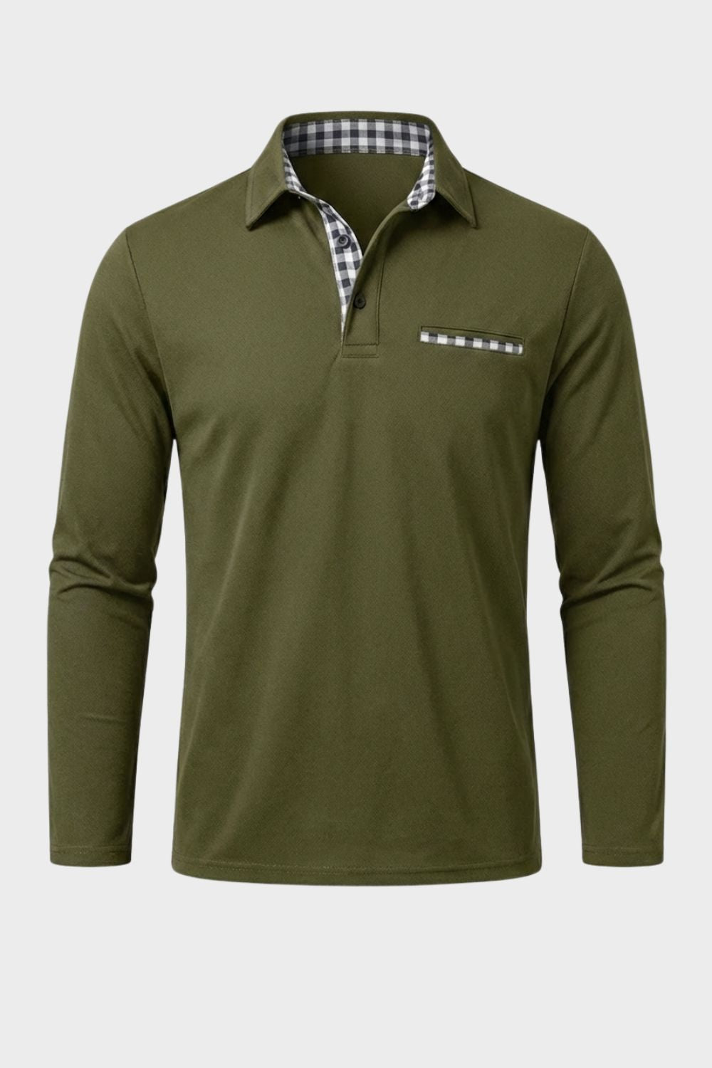 Polo à manches longues pour homme | Coupe casual chic