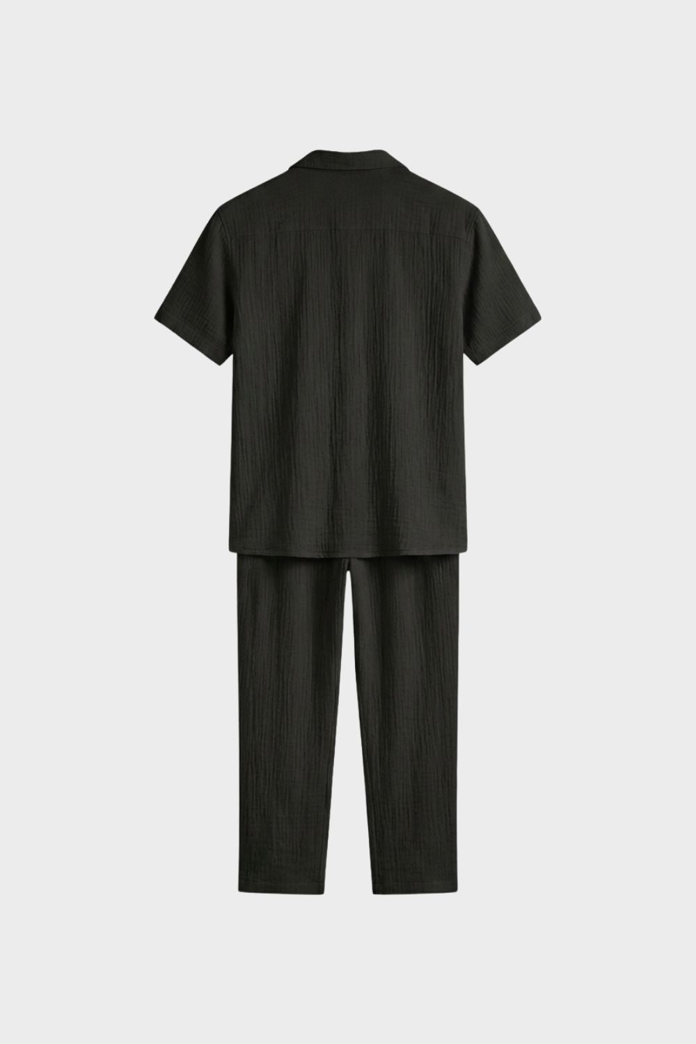 Men's Short Sleeve Shirt & Trousers Set