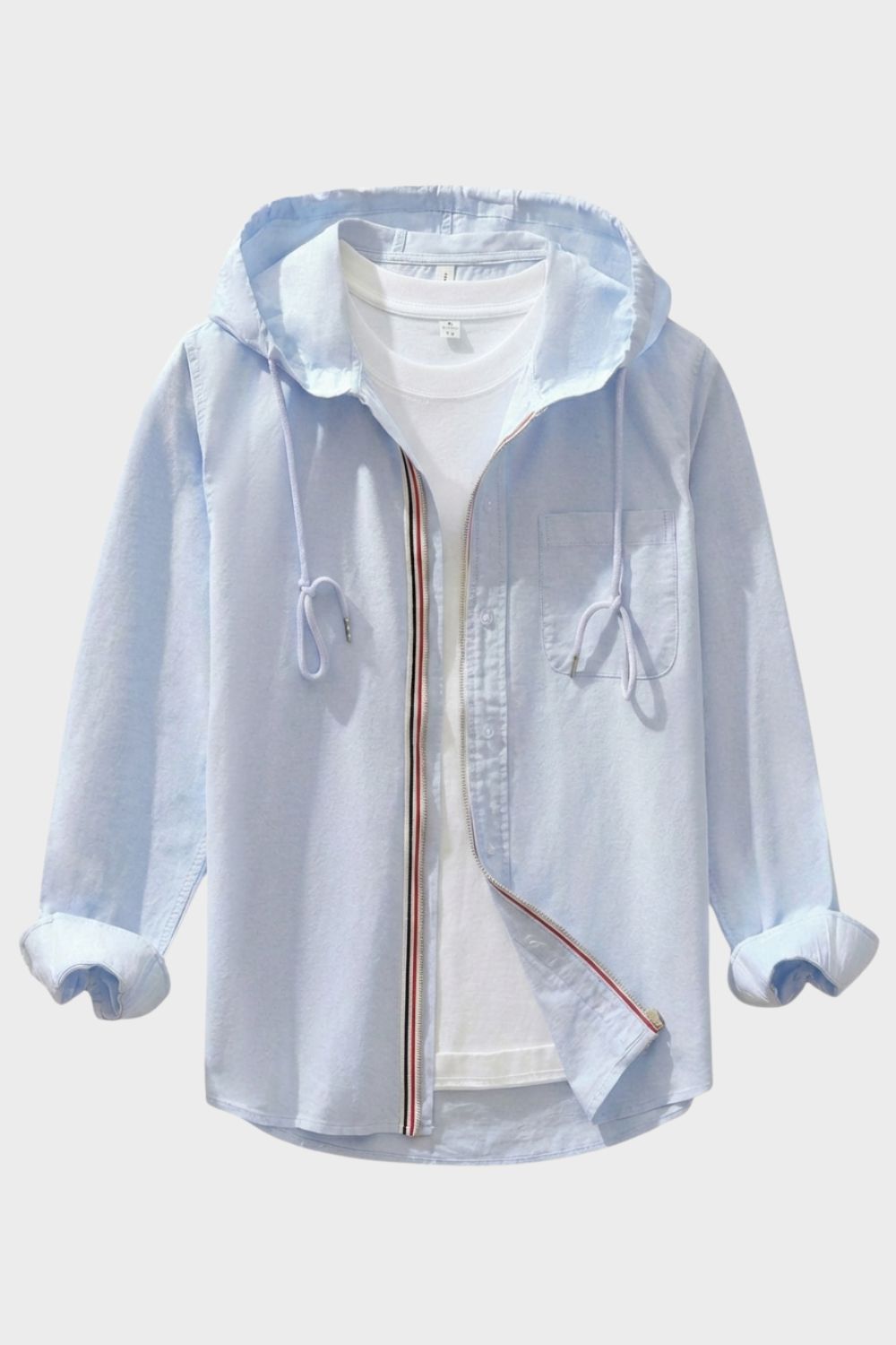 Men's Lightweight Hooded Jacket | Casual Zip Up