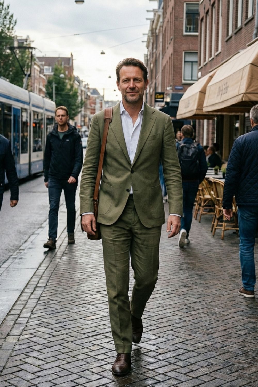 Men's Slim Fit Suit | Tailored Blazer & Trousers Set