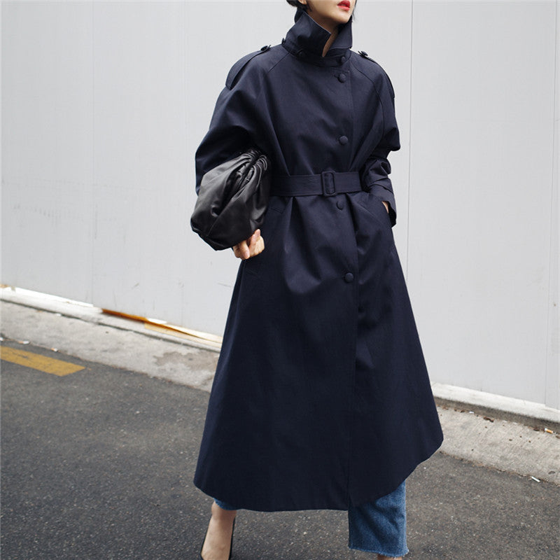 Women’s Belted Longline Trench Coat