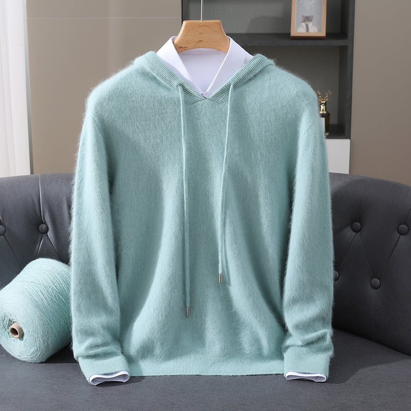 Hoodie en cachemire pour femme | Haut d'intérieur doux en maille