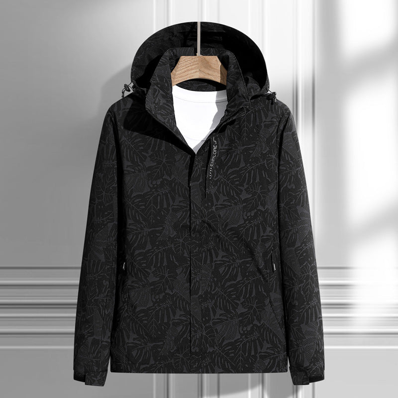 Women’s Hooded Printed Outdoor Jacket