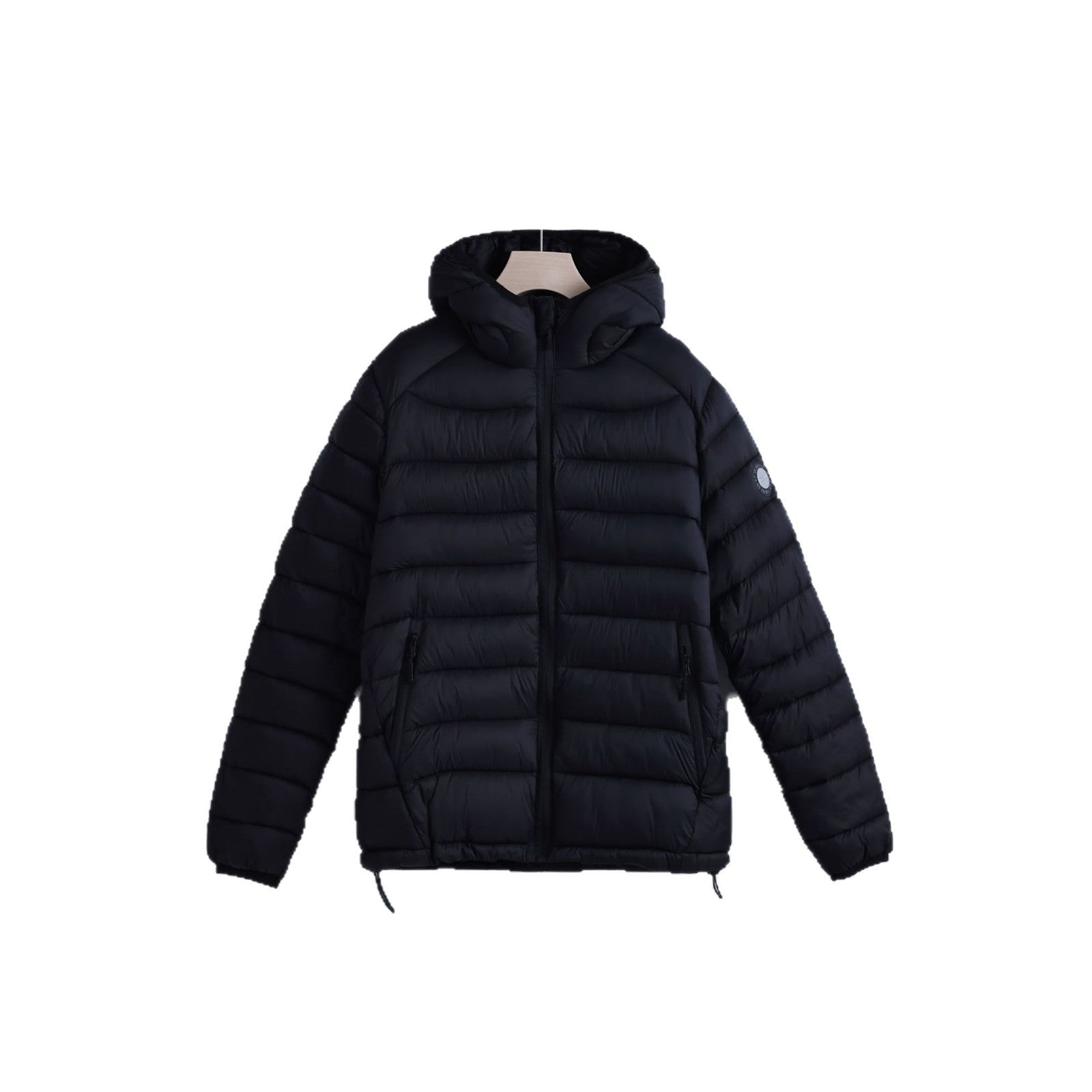 Women’s Lightweight Hooded Puffer Jacket with Zip Pockets