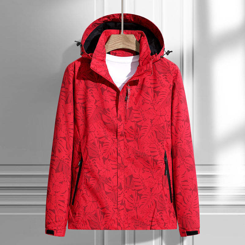 Women’s Hooded Printed Outdoor Jacket