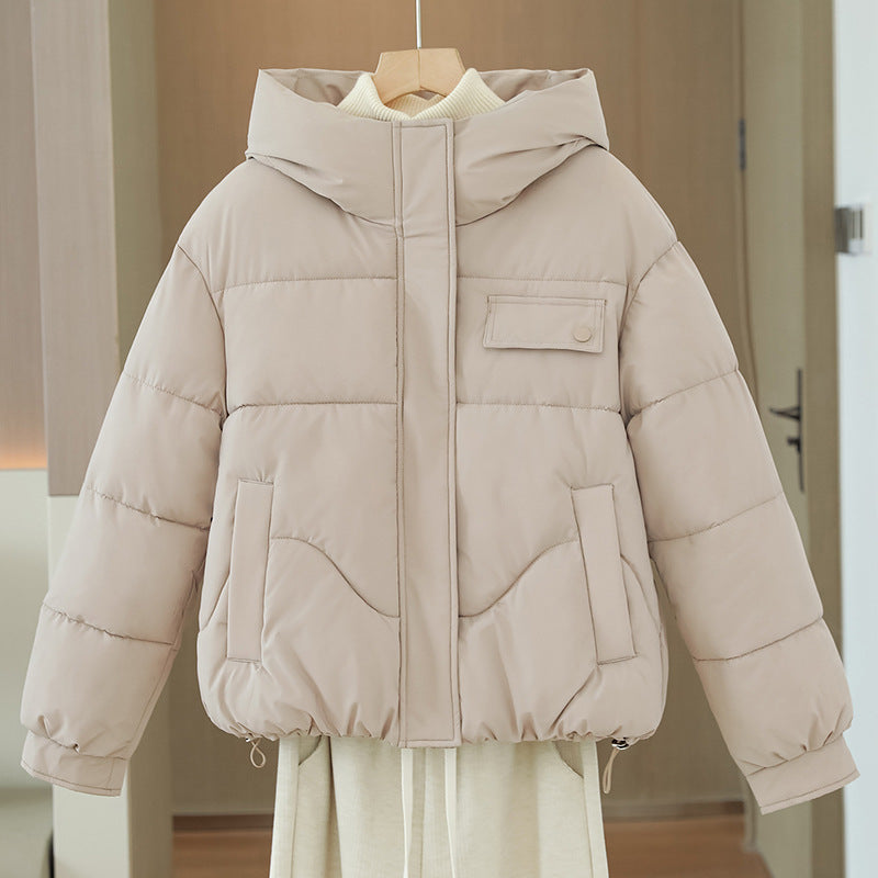 Doudoune à capuche pour femme avec poches