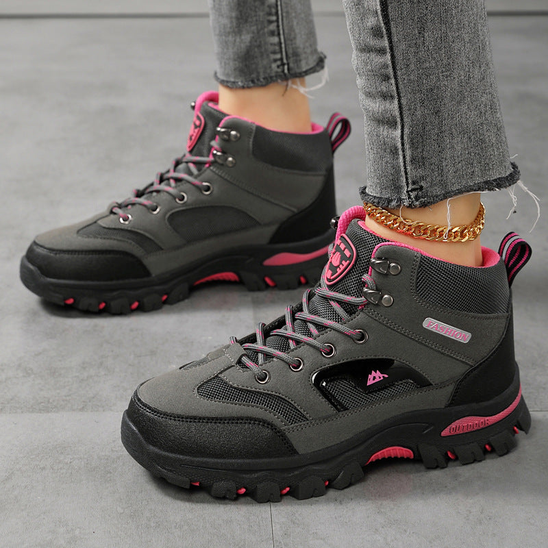 Women's Rugged Lace-Up Hiking Boots