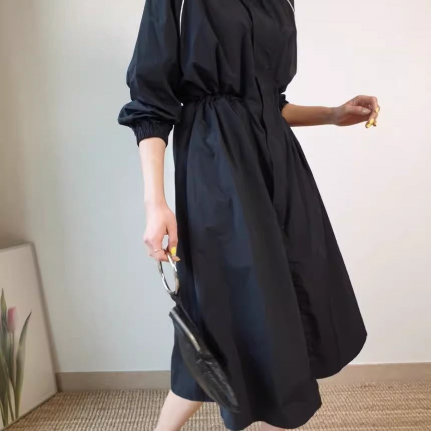 Women’s Longline Lightweight Drawstring Waist Coat