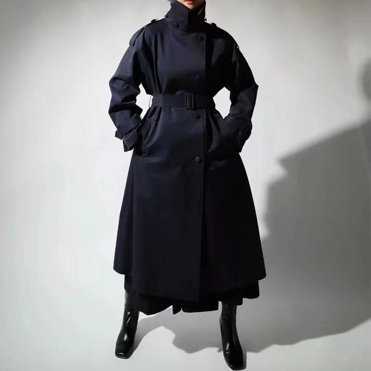 Women’s Belted Longline Trench Coat