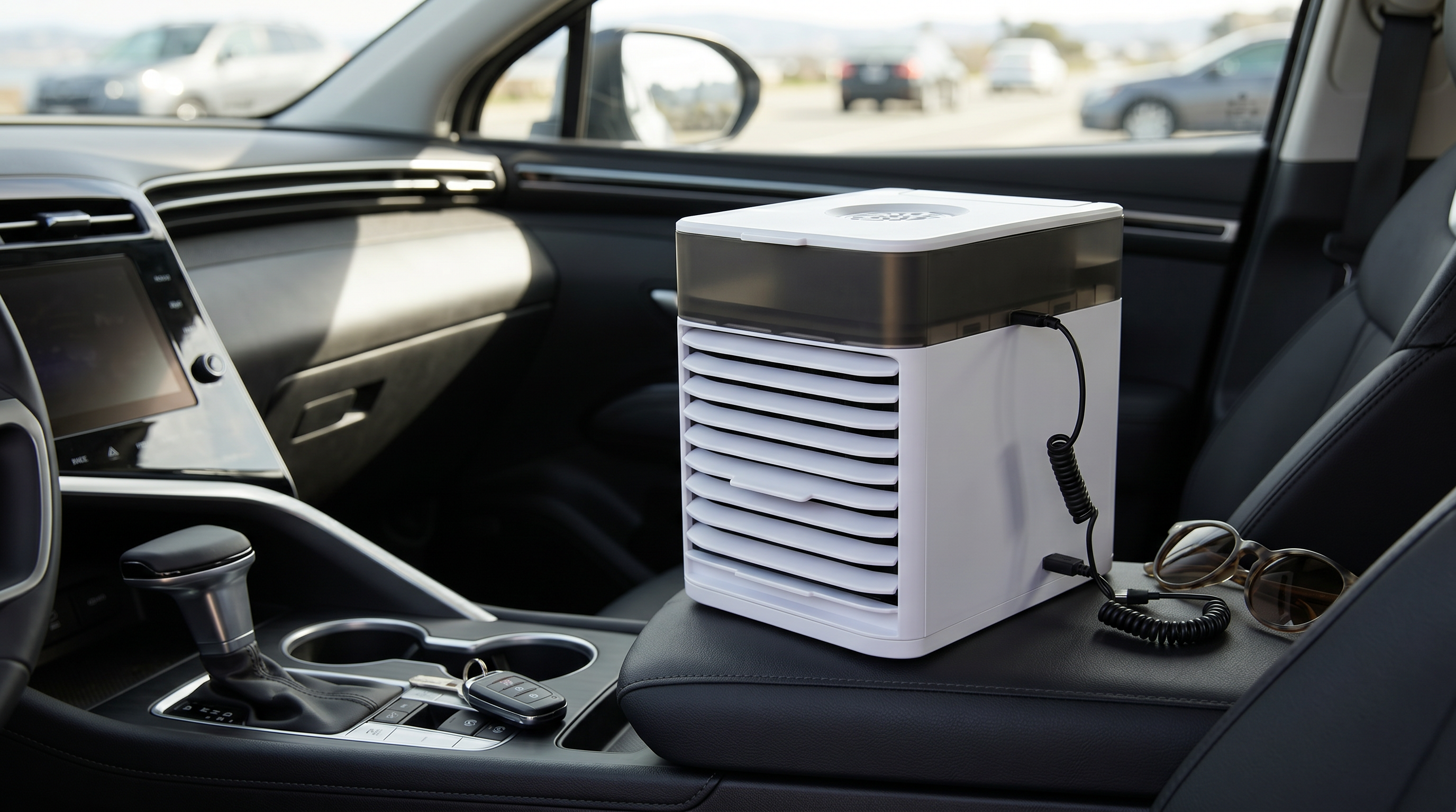 Portable Air Cooler with Built-In Water Tank