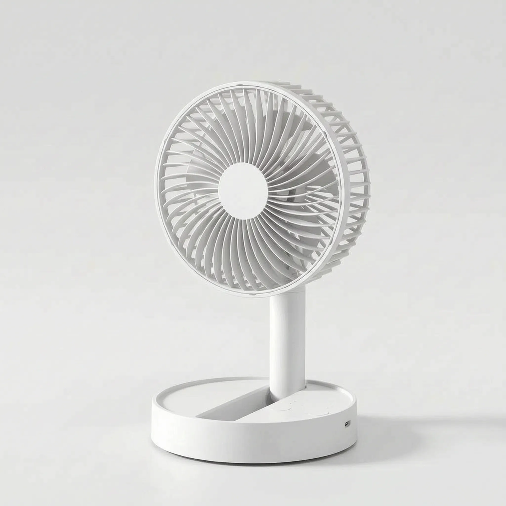 Foldable Desk Fan with Telescopic Stand