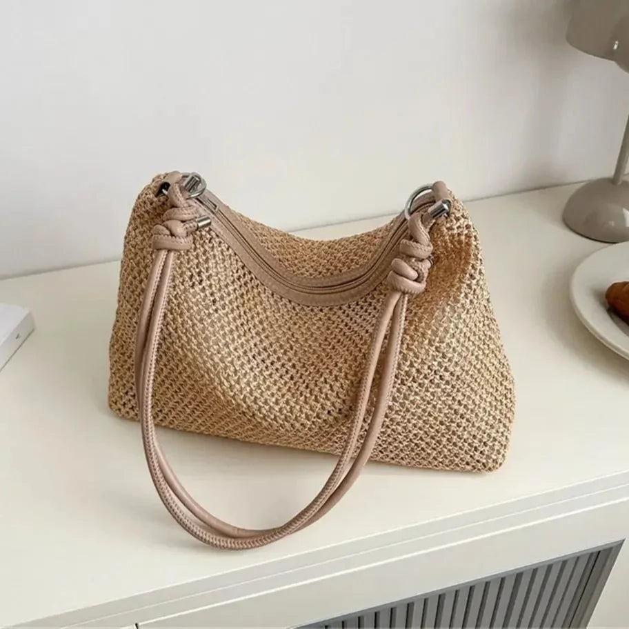 Women's Woven Shoulder Bag