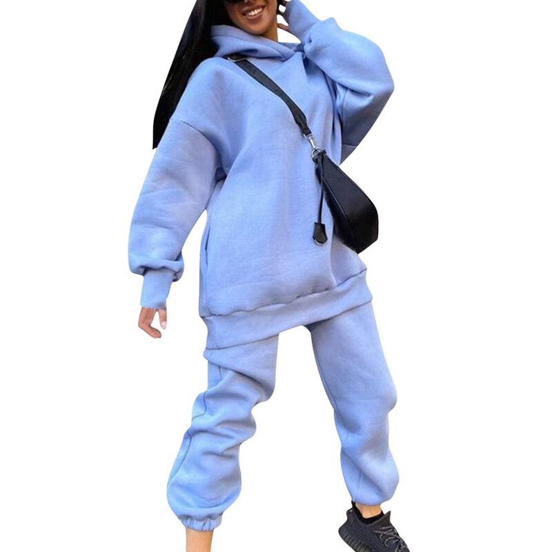 Women’s Oversized Hoodie & Joggers Tracksuit Set