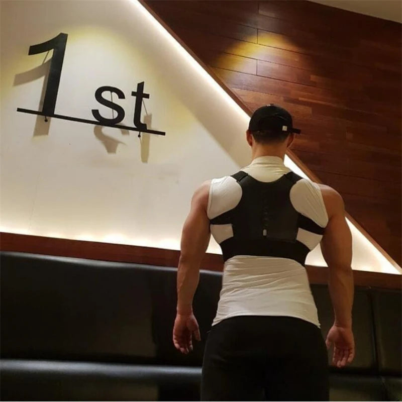 Débardeur de sport de compression pour homme à col montant