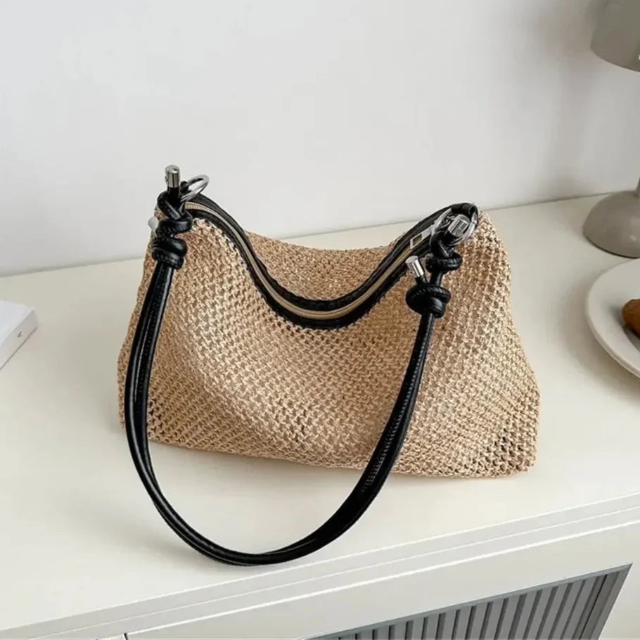 Women's Woven Shoulder Bag