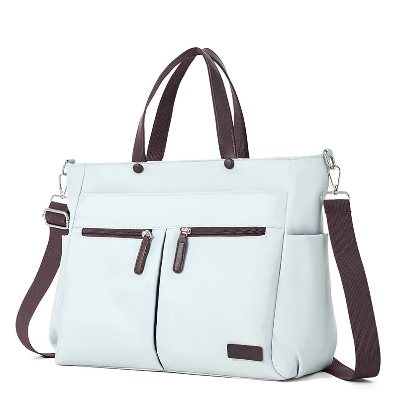 Tote Bag in Faux Leather with Structured Silhouette