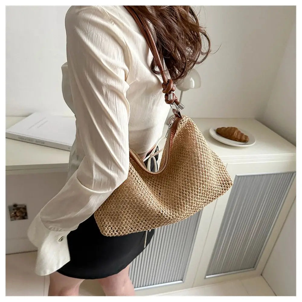 Women's Woven Shoulder Bag