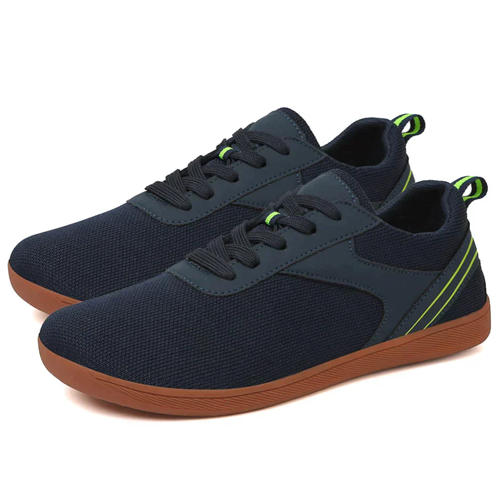 Chaussures de course respirantes en mesh à lacets sur le devant