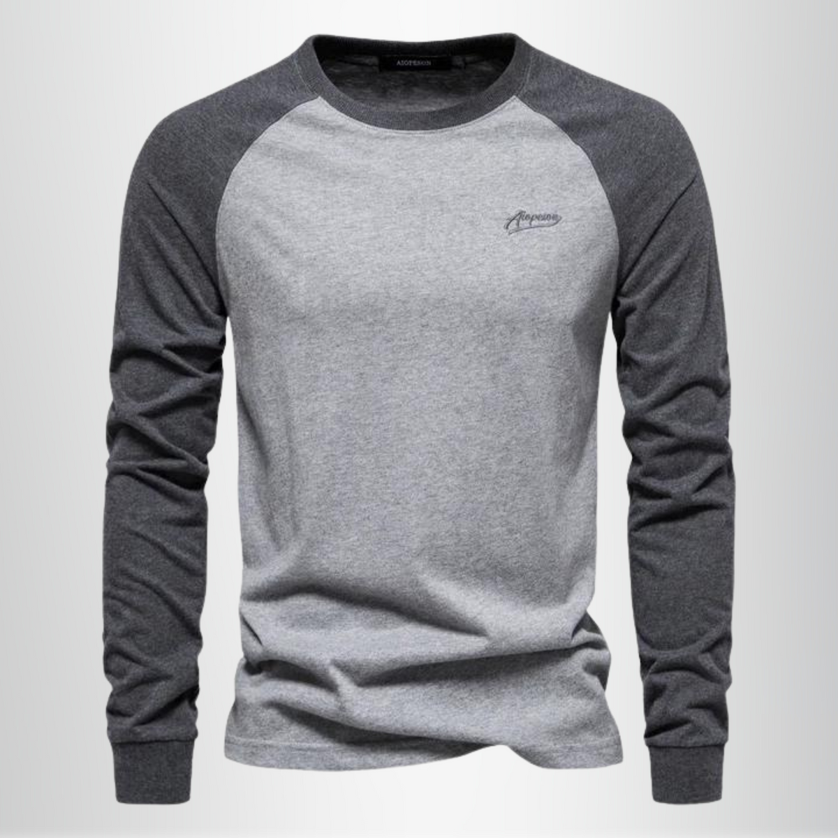 T-shirt raglan à manches longues pour homme