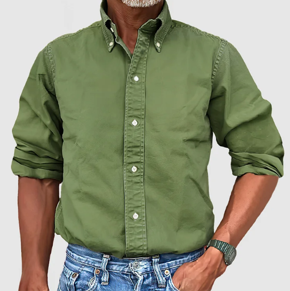 Men's Casual Button Down Oxford Shirt