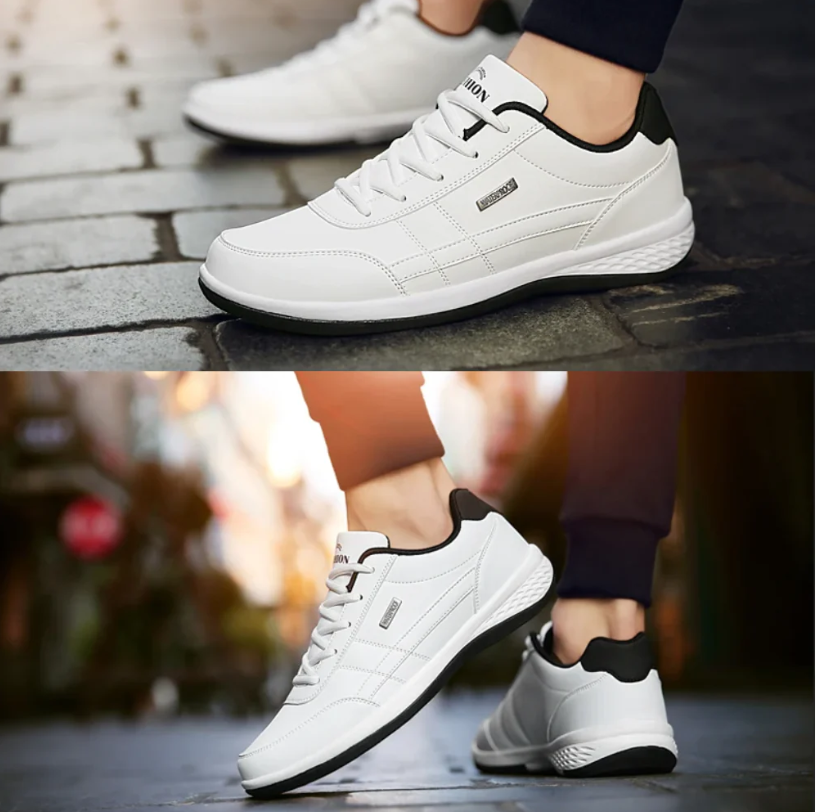 Men’s Lace-Up Casual Walking Trainers