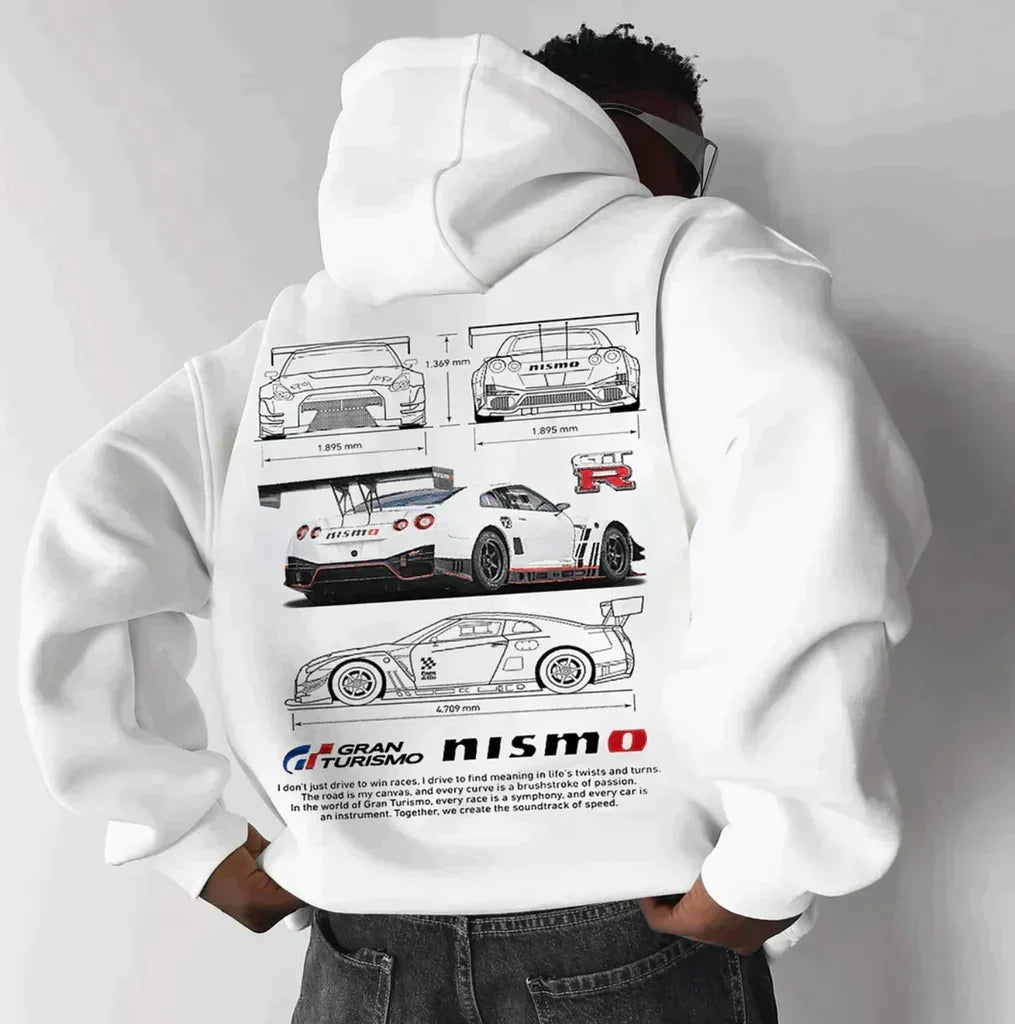 Men's Oversized Graphic Hoodie | Relaxed Fit Streetwear
