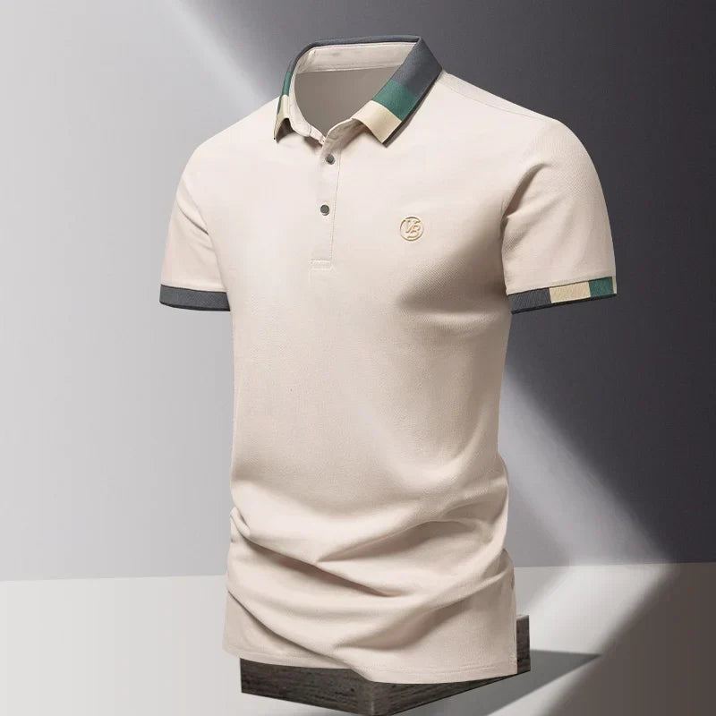 Men's Contrast Trim Polo Shirt