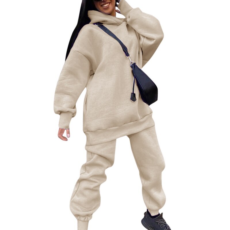 Women’s Oversized Hoodie & Joggers Tracksuit Set