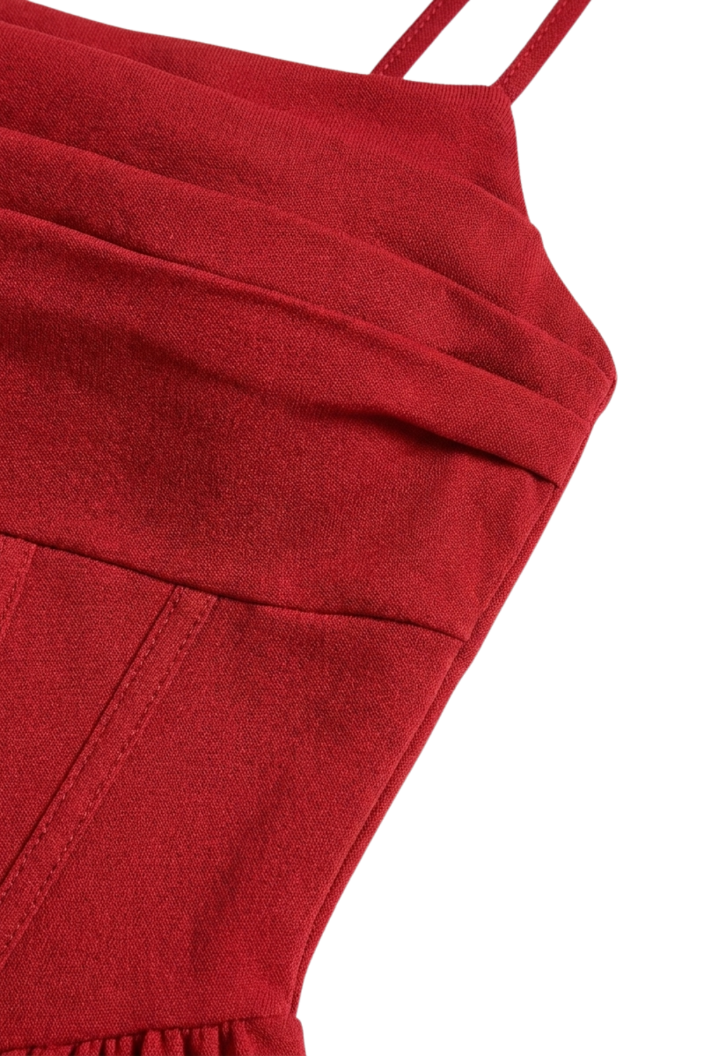 Corset Mini Dress with Fit-and-Flare Skirt