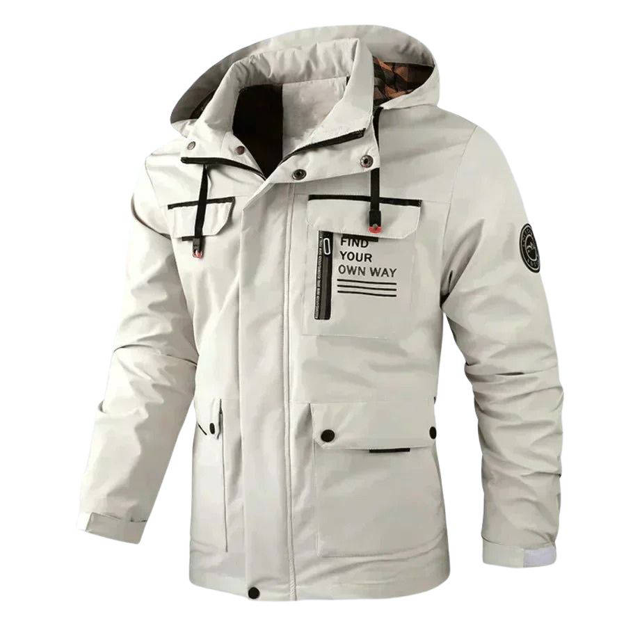 Veste d'hiver légère à capuche pour homme