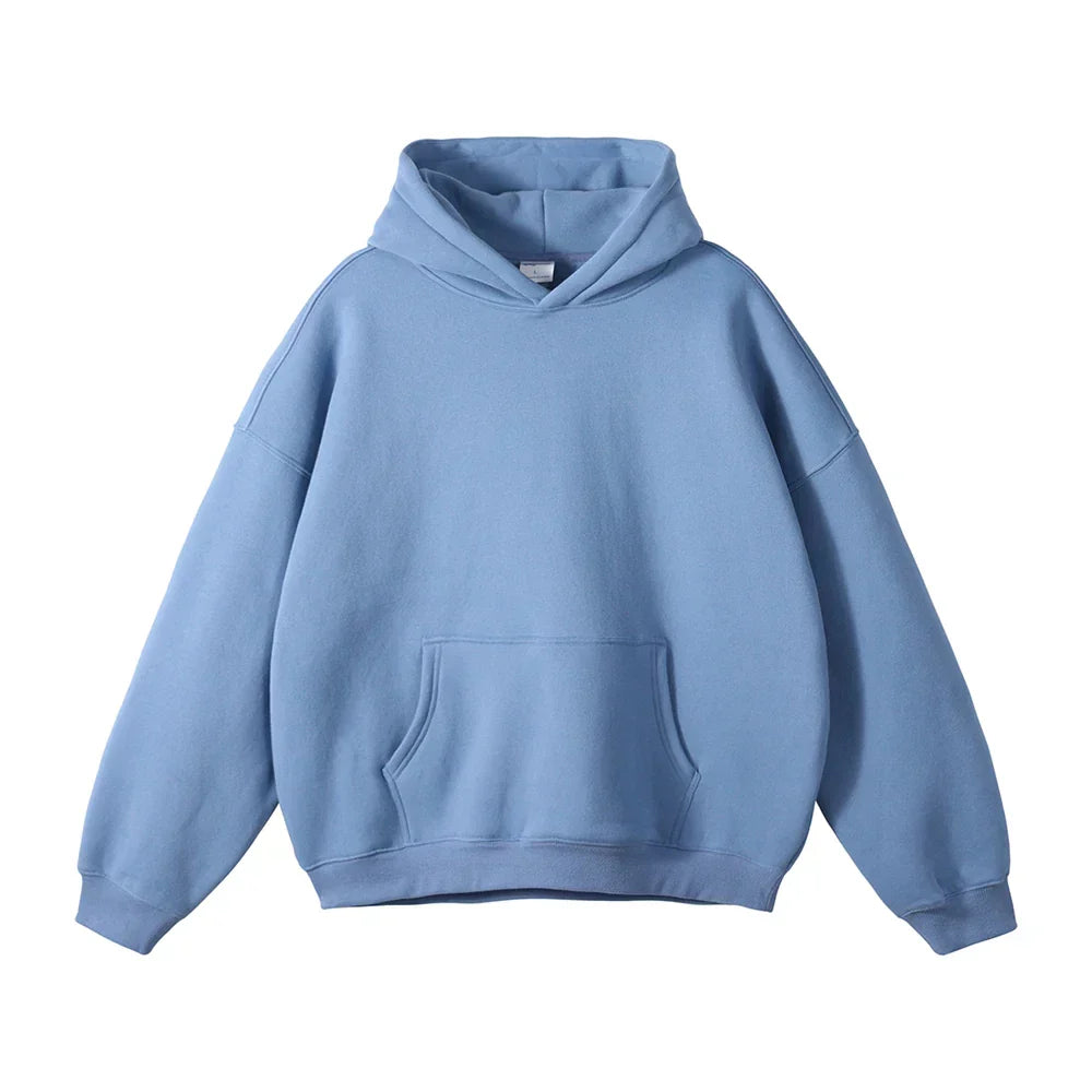 Men's Oversized Fleece Pullover Hoodie