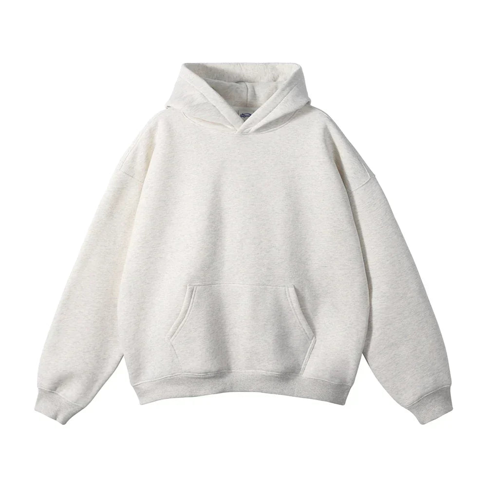Men's Oversized Fleece Pullover Hoodie