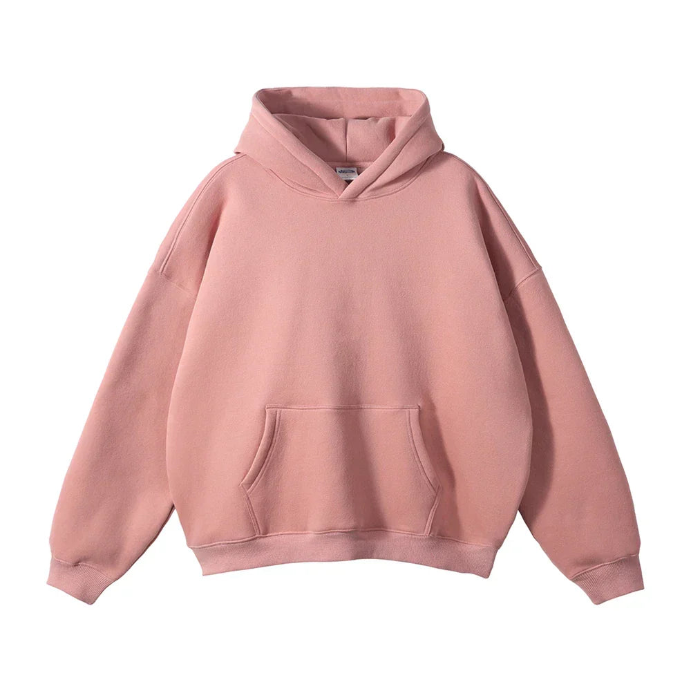 Men's Oversized Fleece Pullover Hoodie