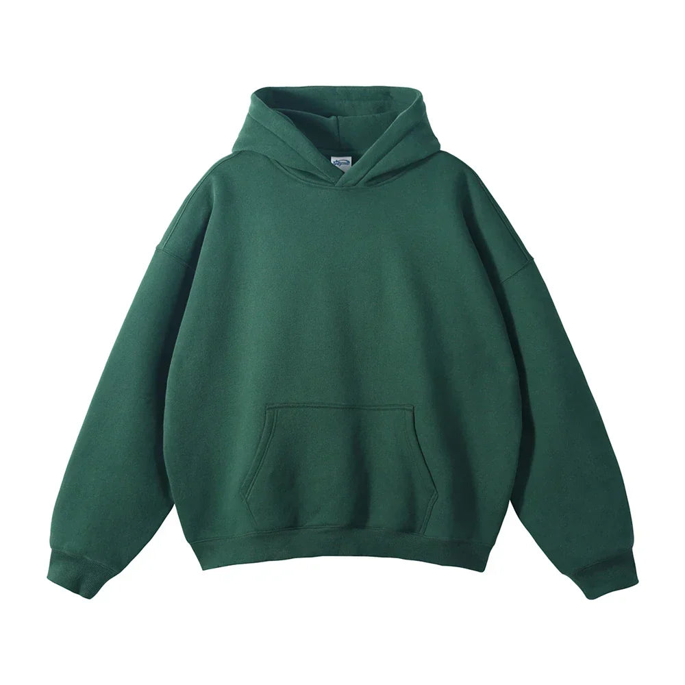 Men's Oversized Fleece Pullover Hoodie