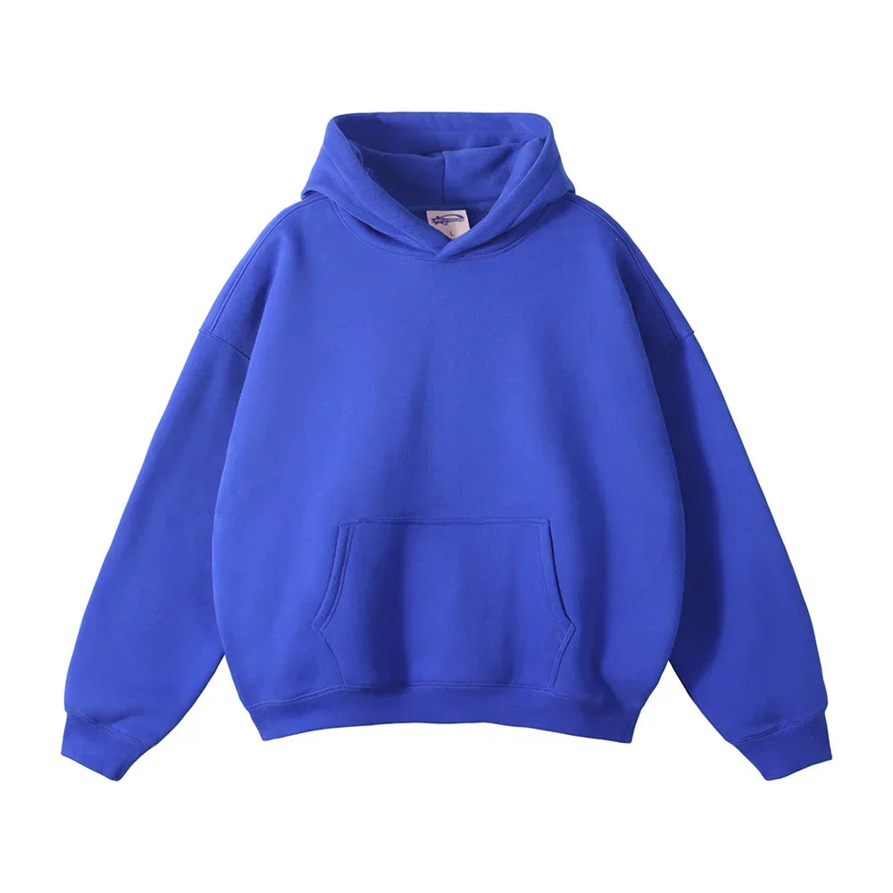 Men's Oversized Fleece Pullover Hoodie