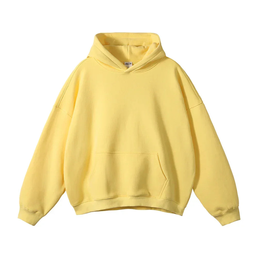 Men's Oversized Fleece Pullover Hoodie