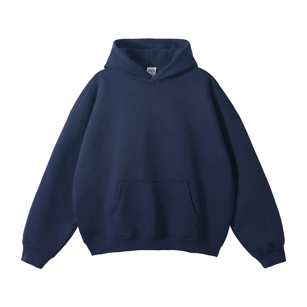 Men's Oversized Fleece Pullover Hoodie