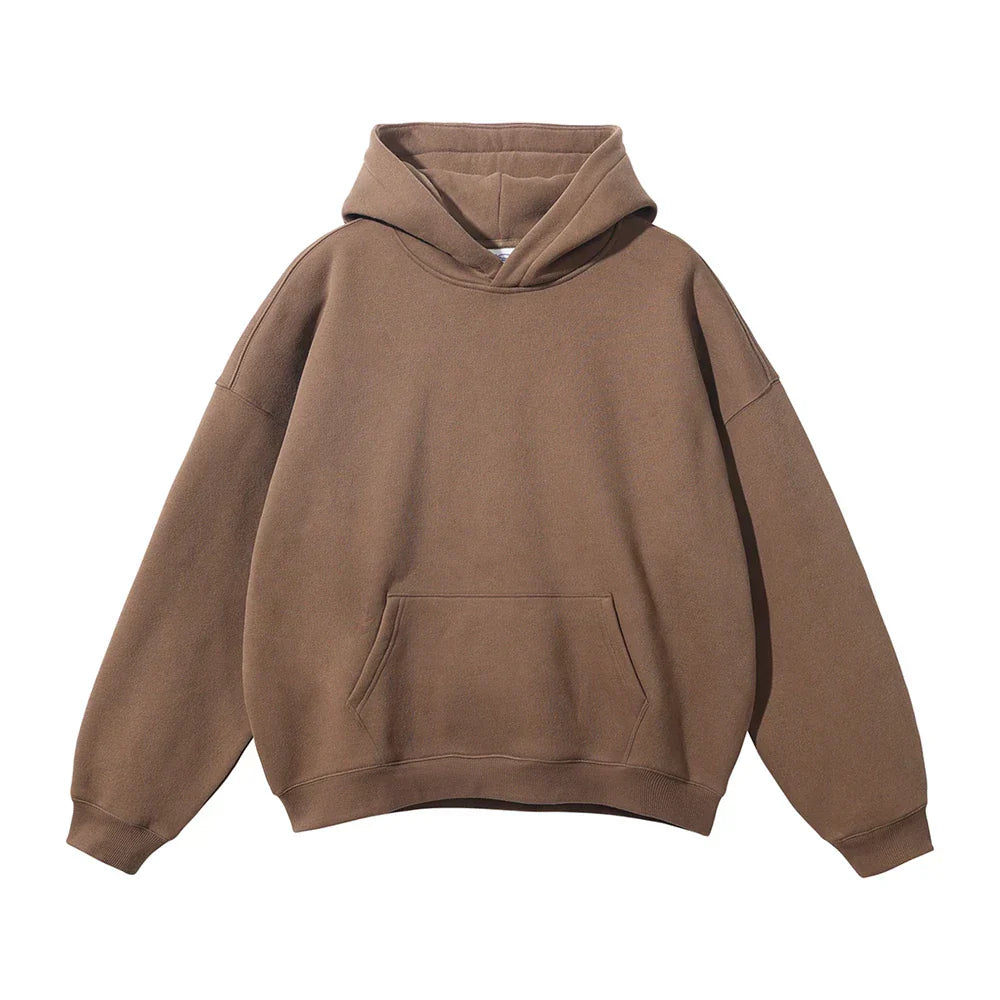 Men's Oversized Fleece Pullover Hoodie