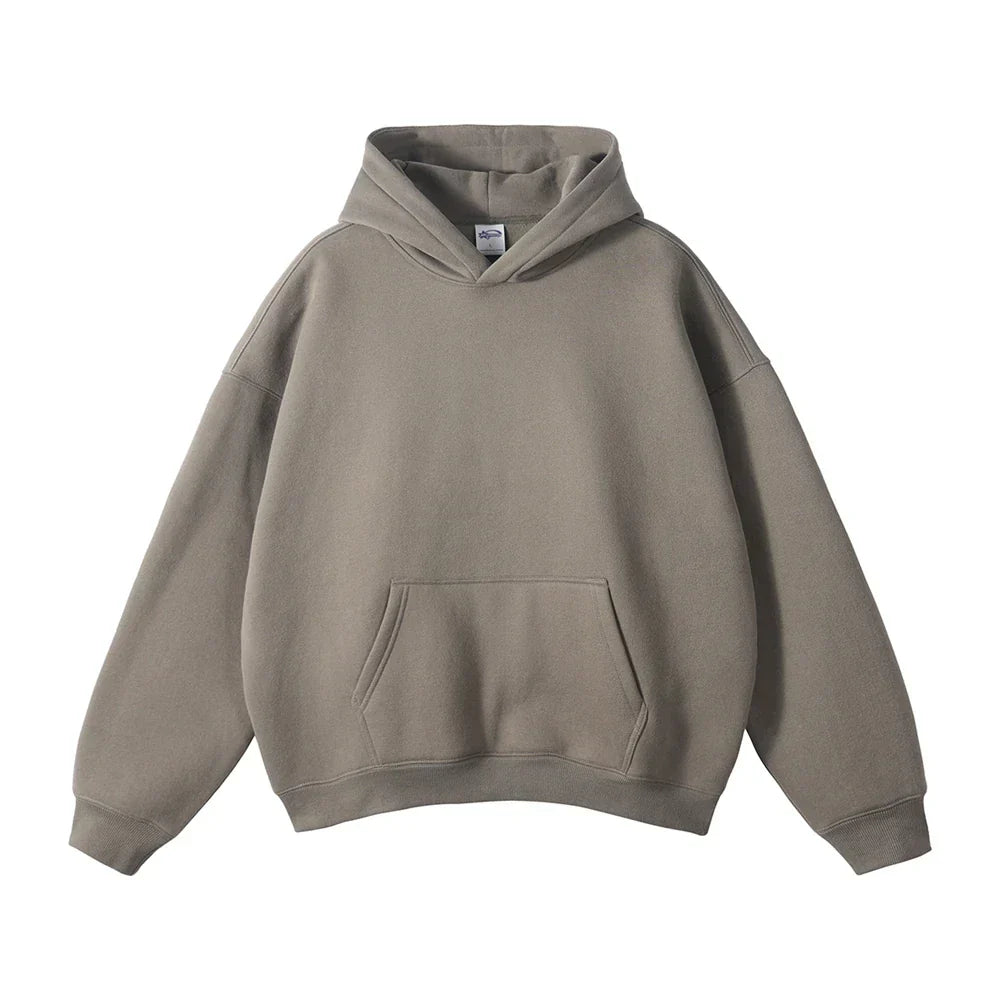 Men's Oversized Fleece Pullover Hoodie