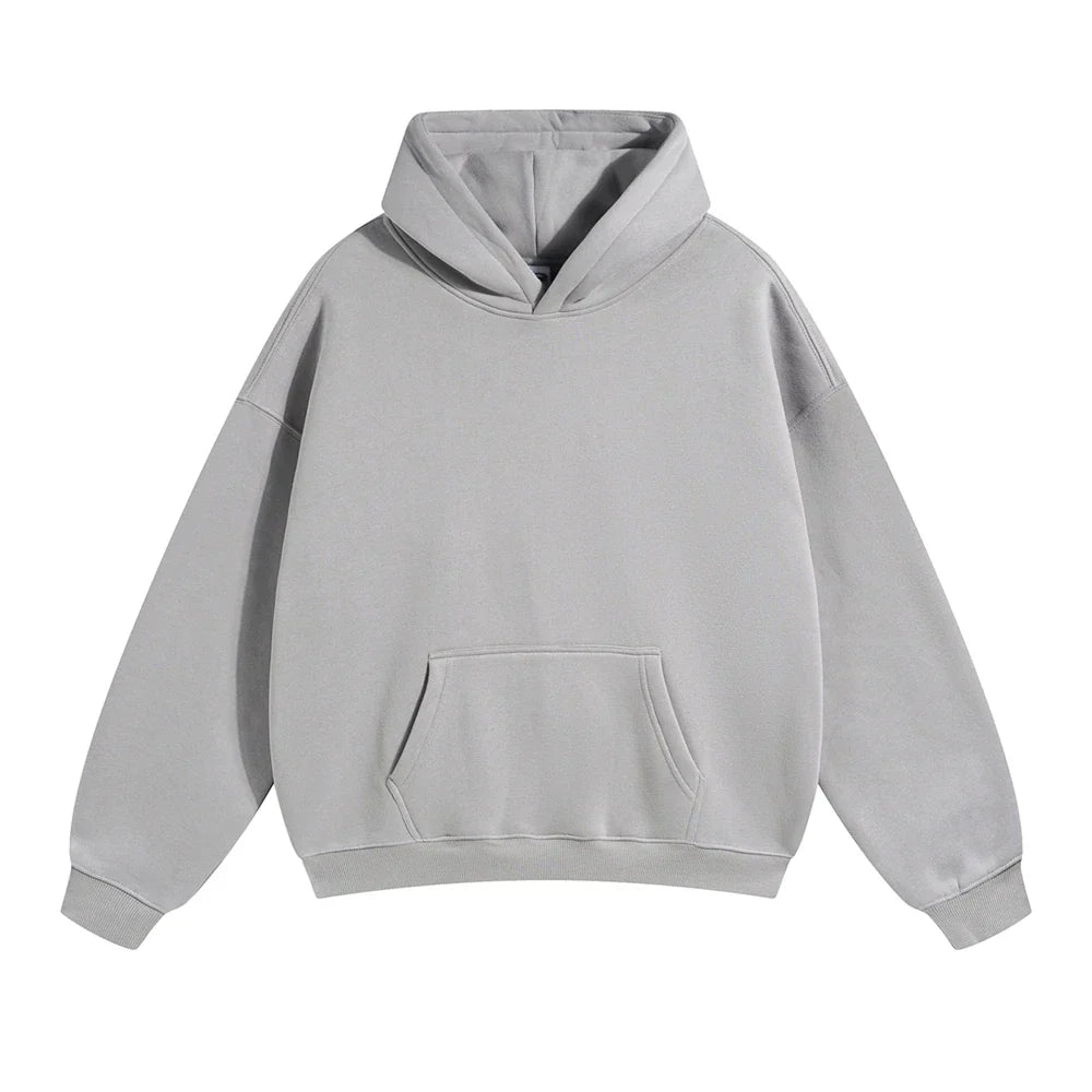 Men's Oversized Fleece Pullover Hoodie