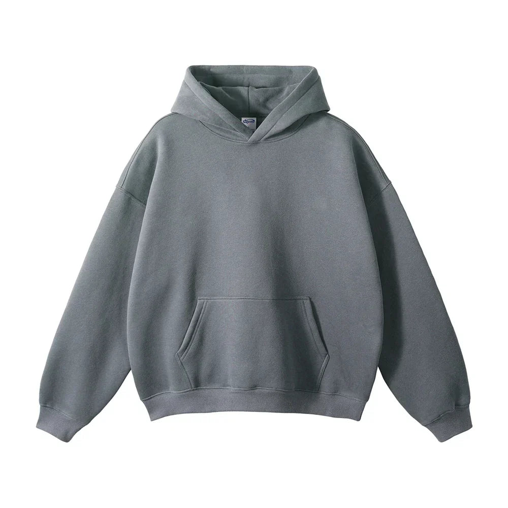 Men's Oversized Fleece Pullover Hoodie