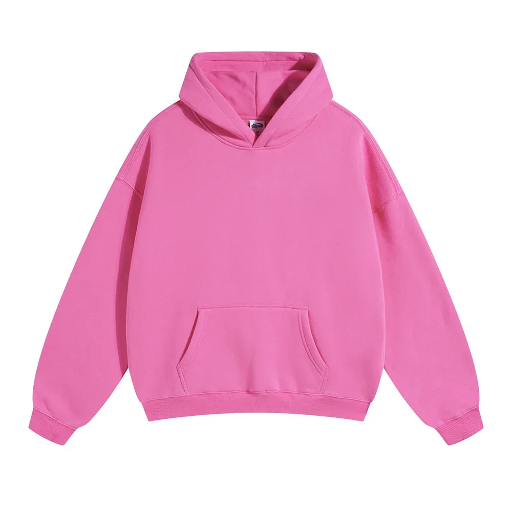 Men's Oversized Fleece Pullover Hoodie